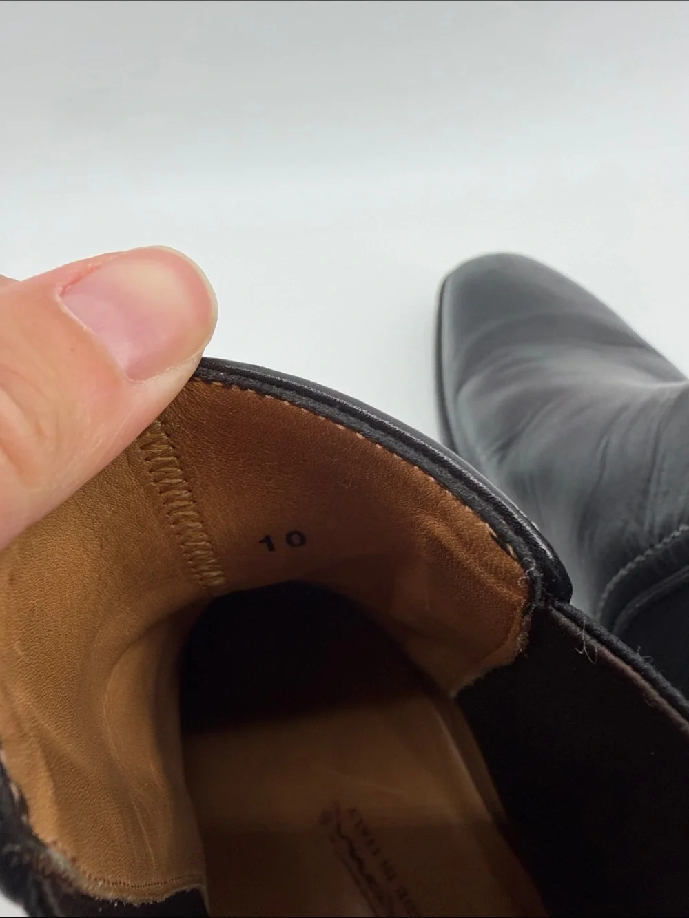Santoni Men’s Chelsea Boots in Black 10 S61